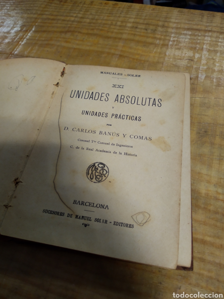 Libros de segunda mano de ciencias: UNIDADES.C. BANUS #1889 - Foto 3