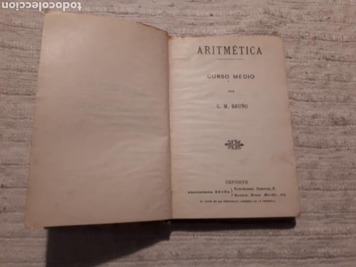 Libros de segunda mano de ciencias: Aritm&eacute;tica. G. M. Bru&ntilde;o. 2&deg; grado. - Foto 2