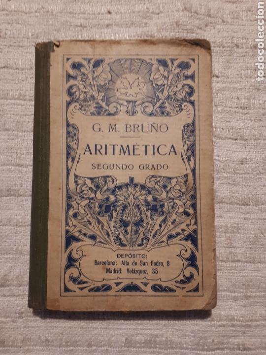 Libros de segunda mano de ciencias: Aritm&eacute;tica. G. M. Bru&ntilde;o. 2&deg; grado. - Foto 1