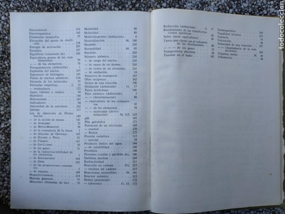 Libros de segunda mano de ciencias: Tratado de estequiometria. P. Nylen y N. Wigren - Foto 5