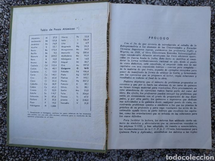 Libros de segunda mano de ciencias: Tratado de estequiometria. P. Nylen y N. Wigren - Foto 2