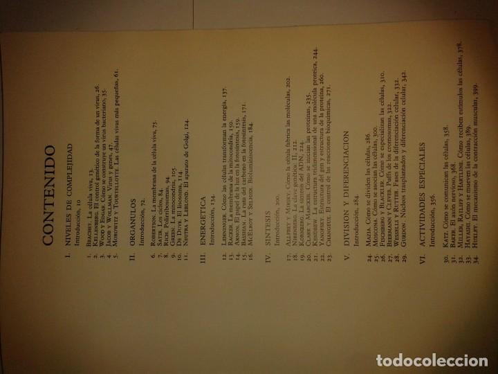 Libros de segunda mano: LA C&Eacute;LULA VIVA 1970 SCIENTIFIC AMERICAN 2&ordf; EDICI&Oacute;N BLUME - Foto 3