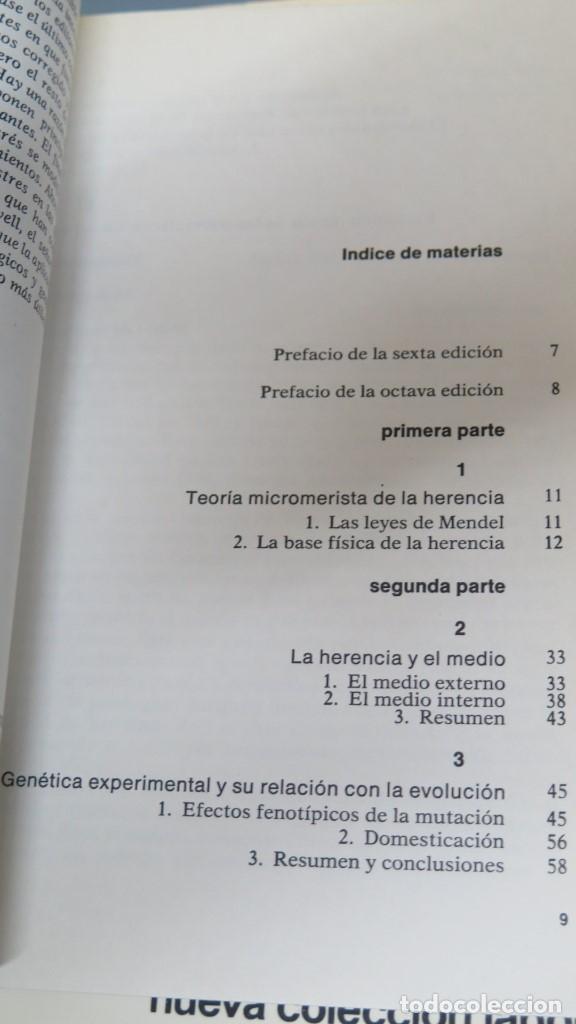 Libros de segunda mano: MENDELISMO Y EVOLUCION. E. B. FORD - Foto 2