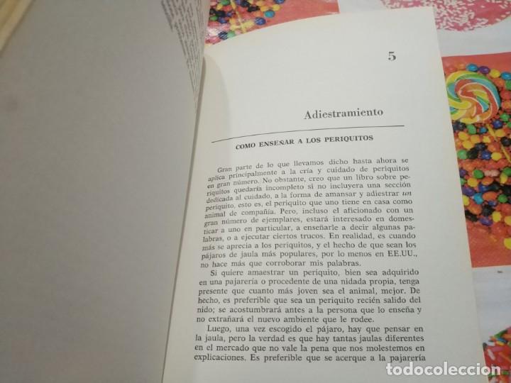 Libros de segunda mano: LOS PERIQUITOS.- COMO CRIARLOS Y ADIESTRARLOS - Foto 4