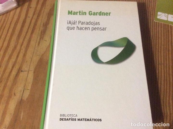 Libros de segunda mano de ciencias: &iexcl;Aja!. Paradojas que hacen pensar. Mart&iacute;n Gardner - Foto 1