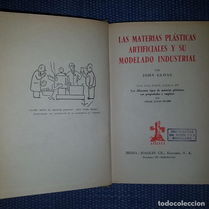 Libros de segunda mano de ciencias: Gloag, John: Las materias pl&aacute;sticas artificiales y su modelado industrial - Foto 4