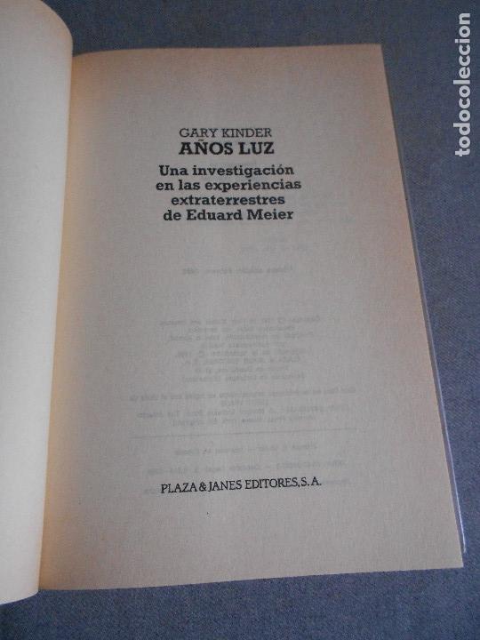 Libros de segunda mano de ciencias: A&Ntilde;OS LUZ - Foto 3