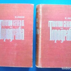 Libros de segunda mano: TRATADO GENERAL DE TOPOGRAFÍA I-II W. JORDAN 1961 3A ED GUSTAVO GILI. Lote 158965830