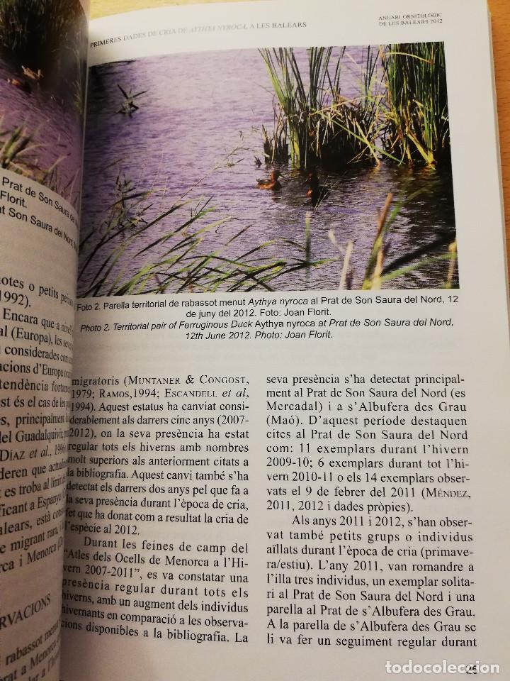 Libros de segunda mano: ANUARI ORNITOL&Ograve;GIC DE LES BALEARS. 2012, VOLUM 27 - Foto 5