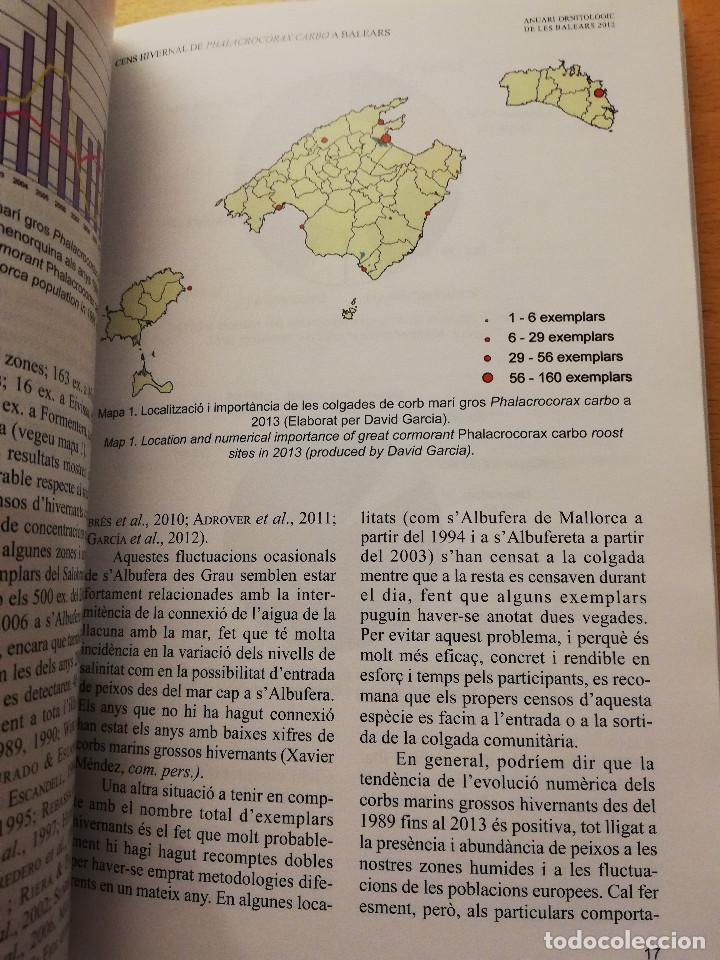 Libros de segunda mano: ANUARI ORNITOL&Ograve;GIC DE LES BALEARS. 2012, VOLUM 27 - Foto 6