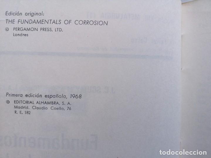 Libros de segunda mano de ciencias: Fundamentos de la Corrosi&oacute;n J. C. Scully J.C. Scully - Foto 9