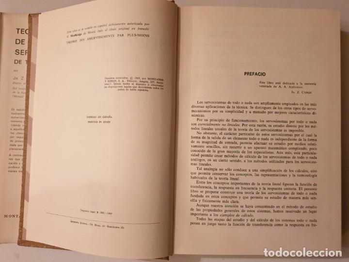 Libros de segunda mano de ciencias: TEORIA DE LOS SERVOSISTEMAS- Z.CYPKIN-1969 - Foto 4