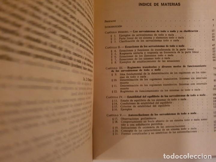 Libros de segunda mano de ciencias: TEORIA DE LOS SERVOSISTEMAS- Z.CYPKIN-1969 - Foto 5
