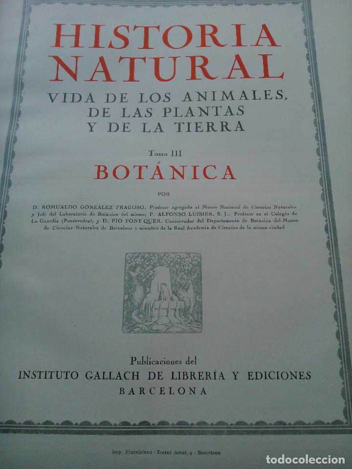 Libros de segunda mano: Historia Natural - Foto 5