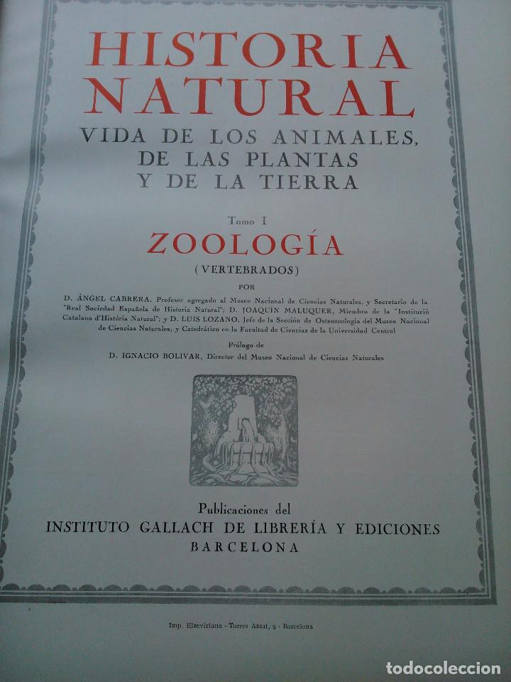 Libros de segunda mano: Historia Natural - Foto 6
