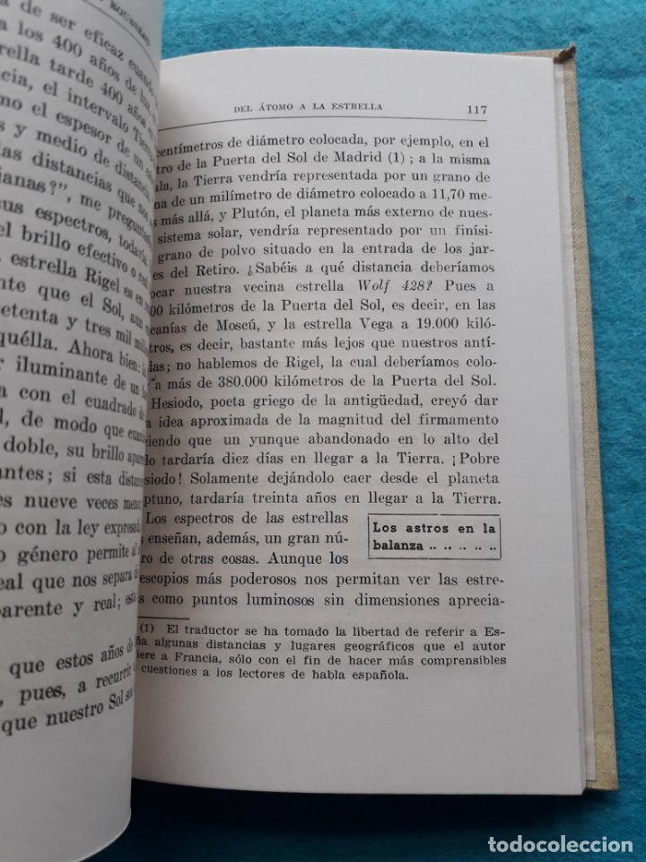 Libros de segunda mano de ciencias: Del &Aacute;tomo a la Estrella. P. Rousseau. - Foto 3