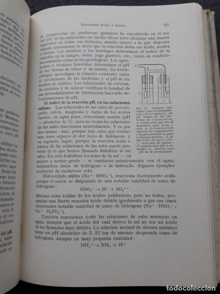Libros de segunda mano de ciencias: Qu&iacute;mica Inorg&aacute;nica. N. Bjerrum / L. Ebert. A&ntilde;o 1945. - Foto 7