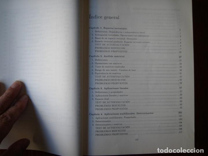 Libros de segunda mano de ciencias: LIBRO PROBLEMAS DE &Aacute;LGEBRA CON ESQUEMAS TE&Oacute;RICOS A DE LA VILA - Foto 4