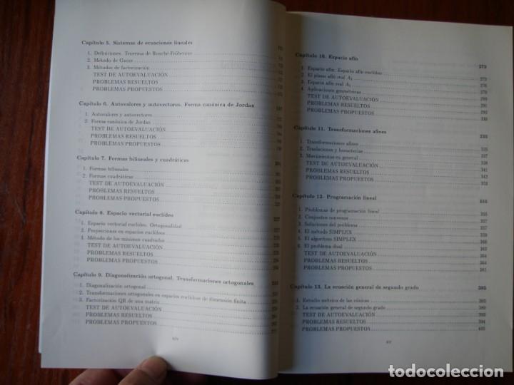 Libros de segunda mano de ciencias: LIBRO PROBLEMAS DE &Aacute;LGEBRA CON ESQUEMAS TE&Oacute;RICOS A DE LA VILA - Foto 5