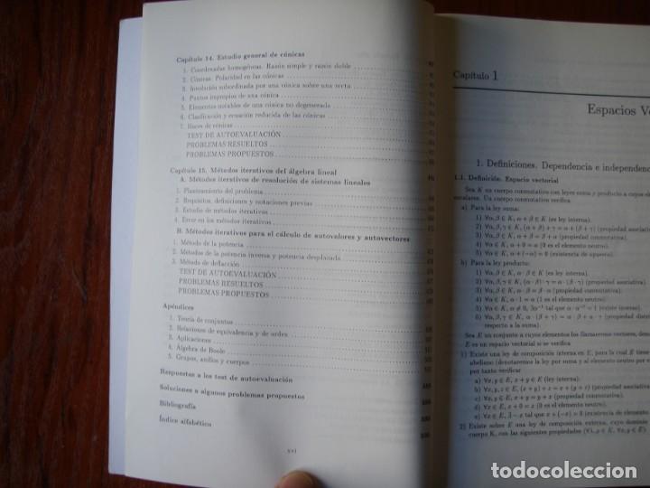Libros de segunda mano de ciencias: LIBRO PROBLEMAS DE &Aacute;LGEBRA CON ESQUEMAS TE&Oacute;RICOS A DE LA VILA - Foto 6