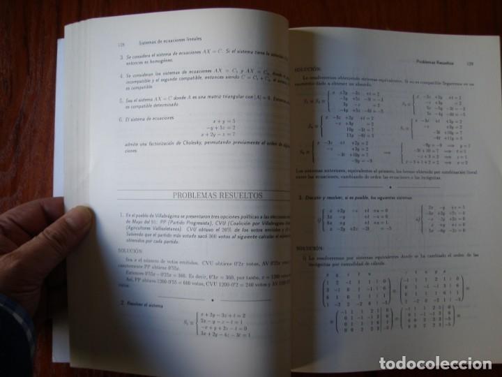 Libros de segunda mano de ciencias: LIBRO PROBLEMAS DE &Aacute;LGEBRA CON ESQUEMAS TE&Oacute;RICOS A DE LA VILA - Foto 8