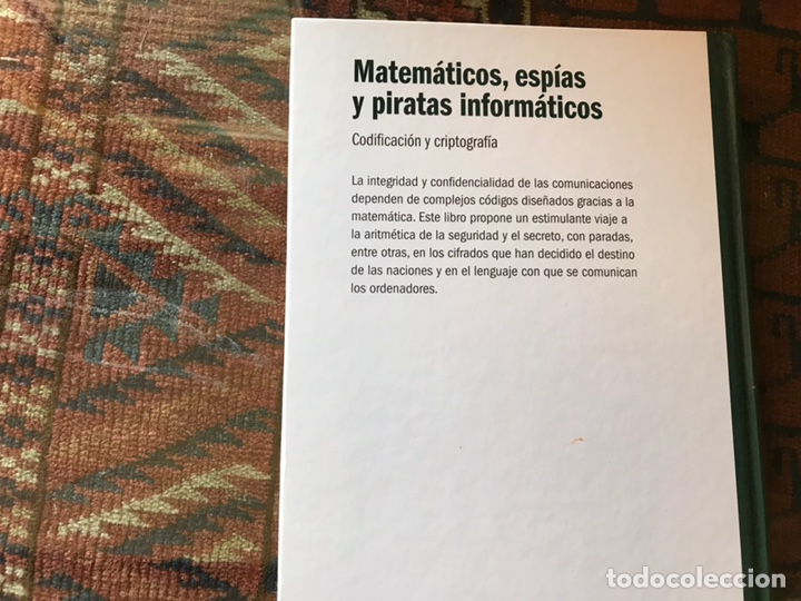 Libros de segunda mano de ciencias: Matem&aacute;ticas, esp&iacute;as y piratas inform&aacute;ticos. Codificaci&oacute;n y criptograf&iacute;a. Joan G&oacute;mez - Foto 2