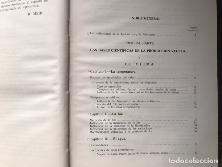 Libros de segunda mano: Fitotecnia general. R. Diehl - Foto 4