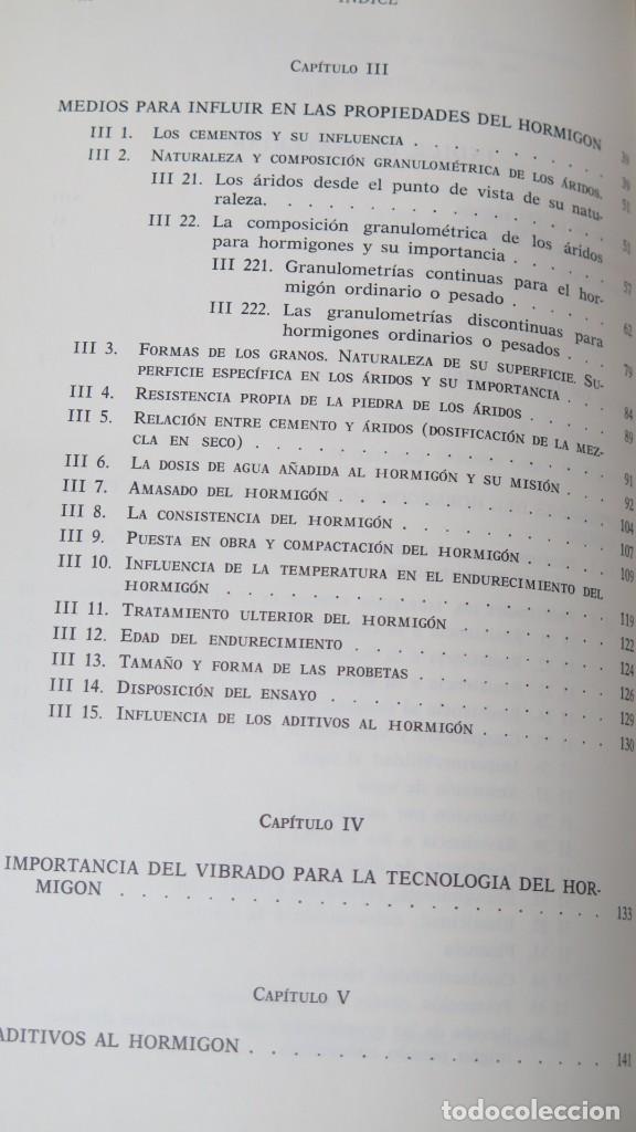 Libros de segunda mano de ciencias: PRONTUARIO DEL HORMIGON. A. HUMMEL - Foto 3