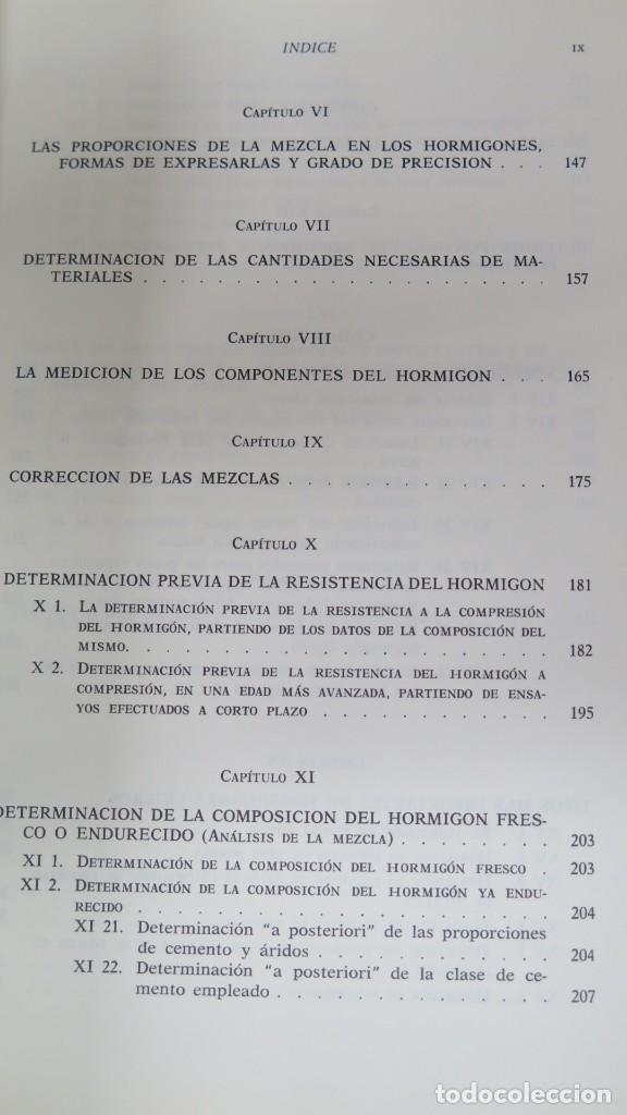 Libros de segunda mano de ciencias: PRONTUARIO DEL HORMIGON. A. HUMMEL - Foto 4