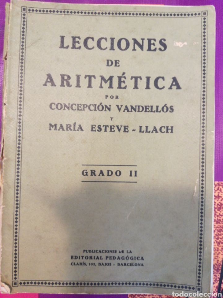 Libros de segunda mano de ciencias: Libro lecciones de aritmetica Concepcion Vandellos - Foto 1