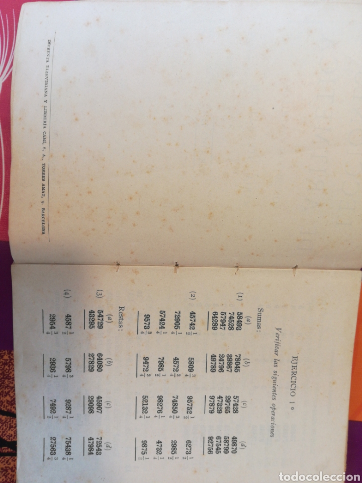 Libros de segunda mano de ciencias: Libro lecciones de aritmetica Concepcion Vandellos - Foto 2