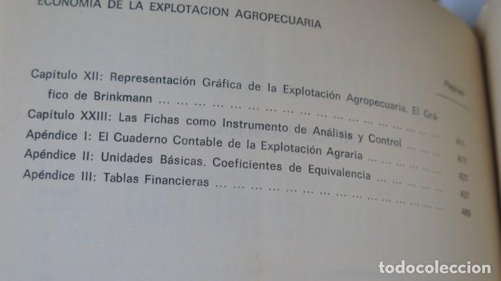 Libros de segunda mano: ECONOM&Iacute;A DE LA EXPLOTACI&Oacute;N AGROPECUARIA. JAVIER GOROSQUIETA - Foto 3