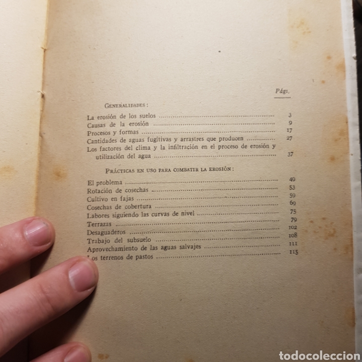 Libros de segunda mano: DEFENSA DEL SUELO AGRICOLA - J. ANDREU LAZARO - Foto 5