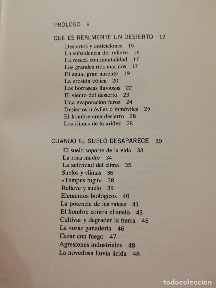 Libros de segunda mano: &iquest;EL DESIERTO INVADE ESPA&Ntilde;A? (MANUEL TOHARIA) C&Iacute;RCULO DE LECTORES - Foto 3