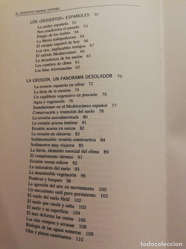 Libros de segunda mano: &iquest;EL DESIERTO INVADE ESPA&Ntilde;A? (MANUEL TOHARIA) C&Iacute;RCULO DE LECTORES - Foto 4