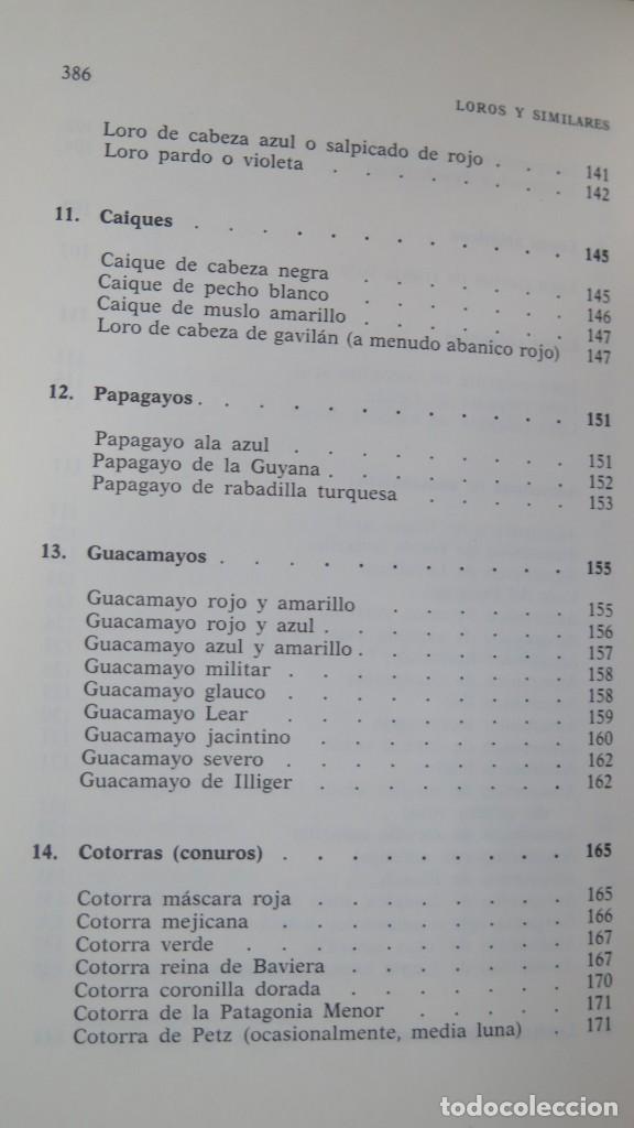 Libros de segunda mano: LOROS Y SIMILARES. DUQUE DE BEDFORD - Foto 5