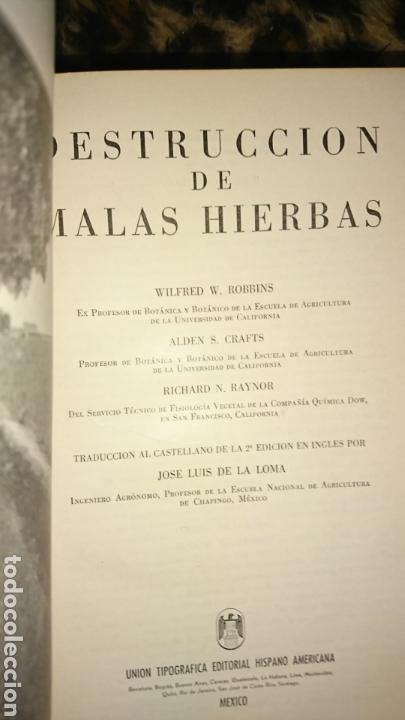 Libros de segunda mano: DESTRUCCI&Oacute;N DE MALAS HIERBAS - Foto 1