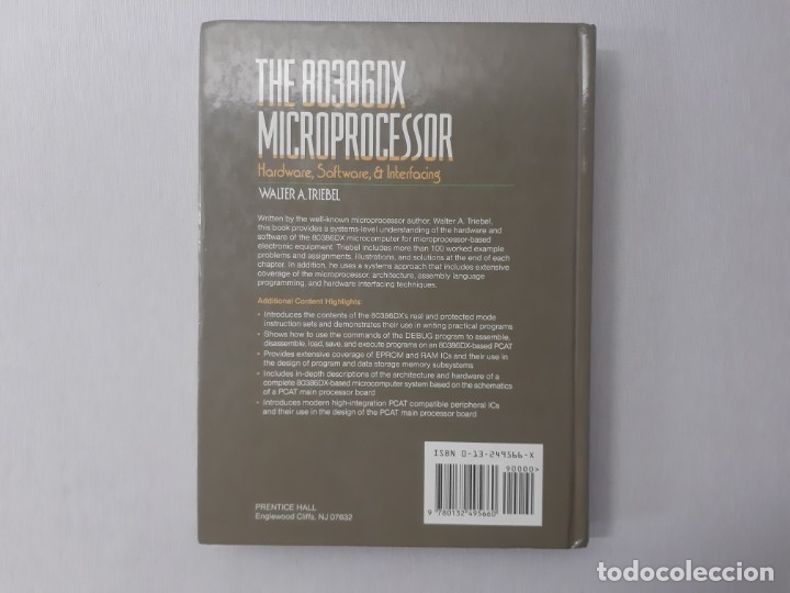 Libros de segunda mano de ciencias: The 80386DX microprocessor : hardware, software, and interfacing por Walter A. Triebel (1992) - Trie - Foto 4