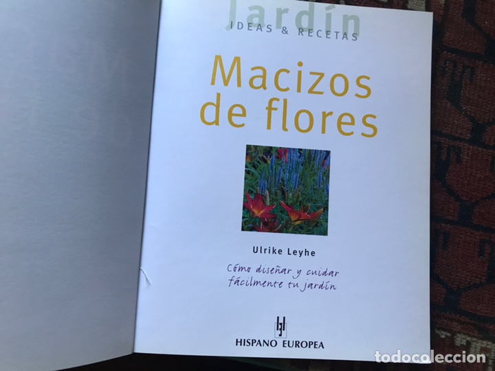 Libros de segunda mano: Macizos de flores. Ideas & Recetas. Hispano Europea. Como nuevo - Foto 3