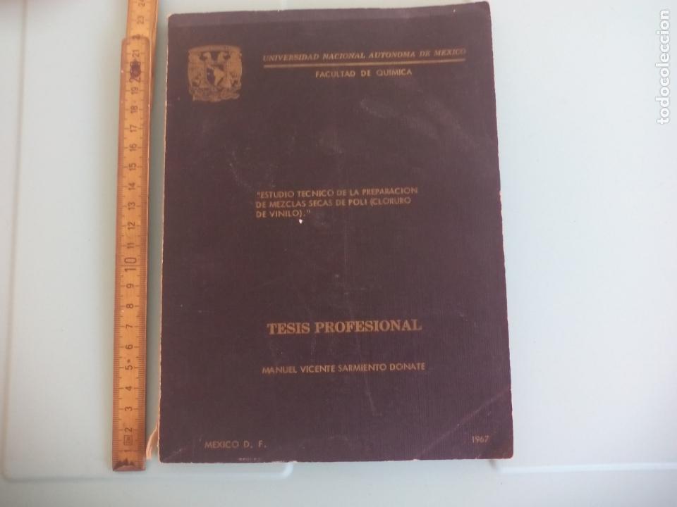 Gebrauchte B&uuml;cher der Wissenschaften: QUIMICA TESIS ESTUDIO TECNICO PREPARACI&Oacute;N DE MEZCLAS SECAS DE POLI. MANUEL VICENTE SARMIENNTO DONATE