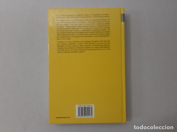 Libros de segunda mano de ciencias: Differential Equations and Dynamical Systems (Texts in Applied Mathematics) por Lawrence Perko (2006 - Foto 4
