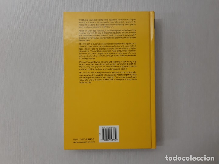 Libros de segunda mano de ciencias: Differential Equations: A Dynamical Systems Approach: Higher-Dimensional Systems (Texts in Applied M - Foto 4