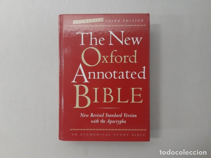 Libros de segunda mano de ciencias: The New Oxford Annotated Bible with the Apocrypha, Augmented Third Edition, New Revised Standard Ver - Foto 1