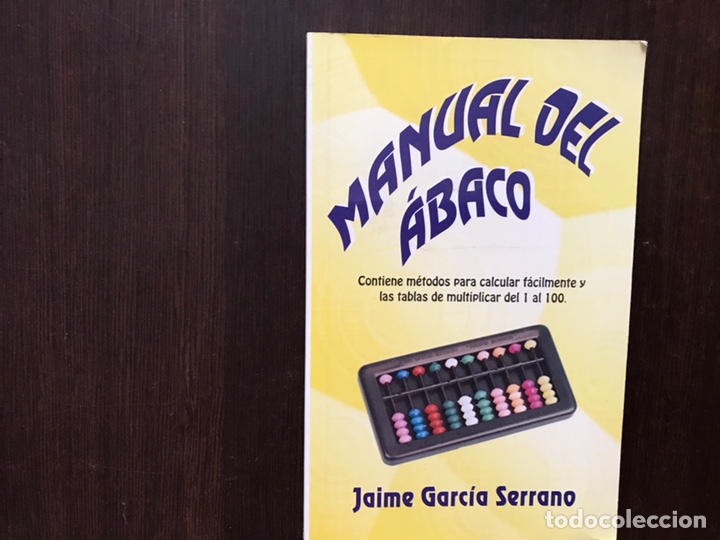 Libros de segunda mano de ciencias: Manual del &aacute;baco. Jaime Garc&iacute;a. Como nuevo - Foto 1
