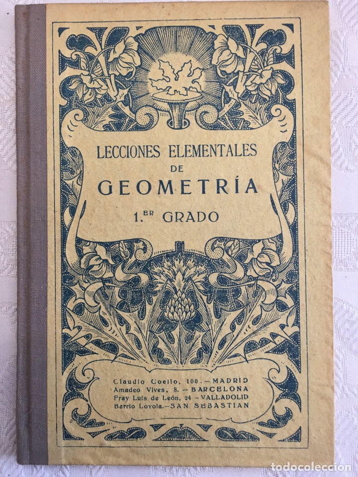 Libros de segunda mano de Ciencias: Lecciones elementales de geometría. 1r grado. G. M. Bruño - Foto 1 - 168944573