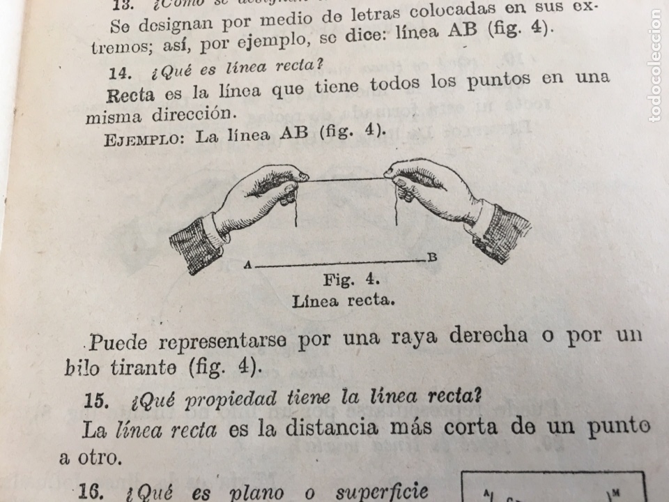 Libros de segunda mano de Ciencias: Lecciones elementales de geometría. 1r grado. G. M. Bruño - Foto 4 - 168944573