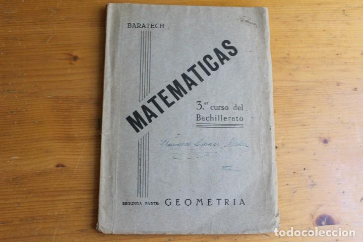 Libros de segunda mano de ciencias: MATEM&Aacute;TICAS SEGUNDA PARTE GEOMETR&Iacute;A - Foto 1
