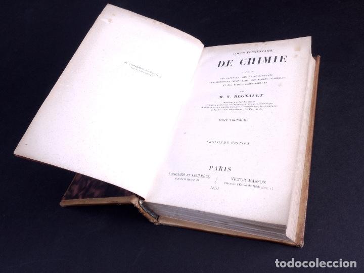 Libros de segunda mano de ciencias: COURS ELEMENTAIRE DE CHIMIE. PARIS 1851 - Foto 3