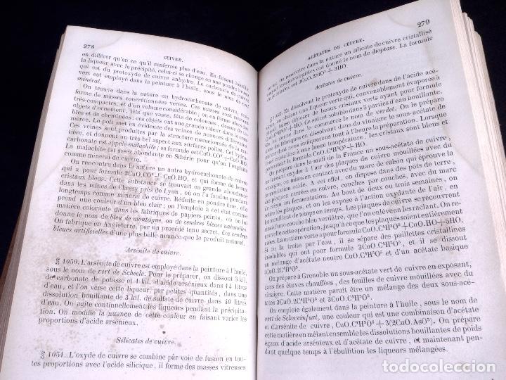 Libros de segunda mano de ciencias: COURS ELEMENTAIRE DE CHIMIE. PARIS 1851 - Foto 5