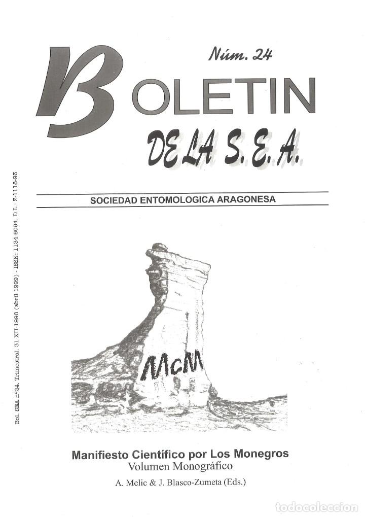 Gebrauchte B&uuml;cher: Bolet&iacute;n de la Sociedad Entomol&oacute;gica Aragonesa. 24, Monogr&aacute;fico Los Monegros